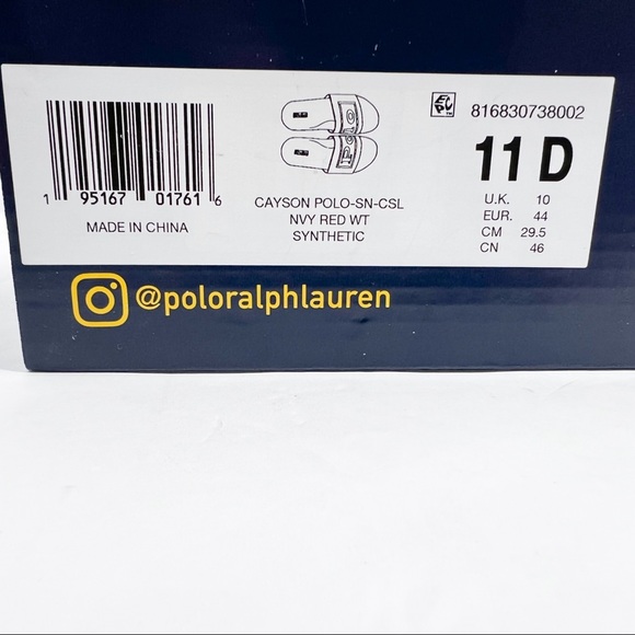 Polo Ralph Lauren Cayson Logo Pool Slide - Picture 12 of 16